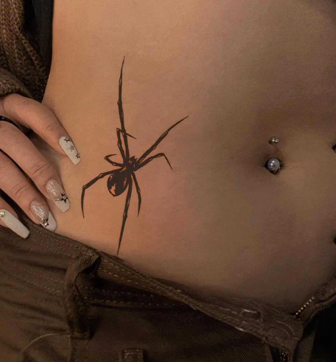 Faux-Tatouage-Araignée