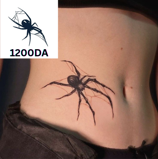 Faux-Tatouage-Araignée